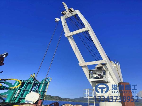 浙江舟山船用甲板起重机公司船吊设备工作效率高