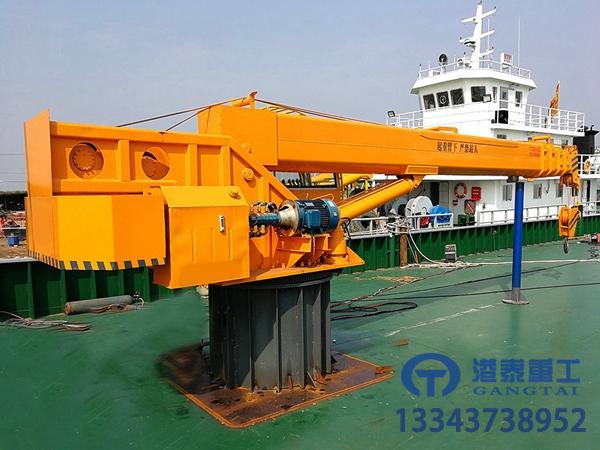 浙江嘉兴船用甲板起重机公司甲板吊结构紧凑 灵活方便