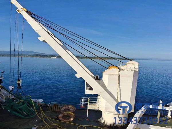 浙江舟山船用甲板起重机公司甲板起重机符合标准