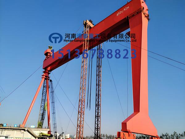 船舶建造重物搬运 100t 造船龙门吊好用吗