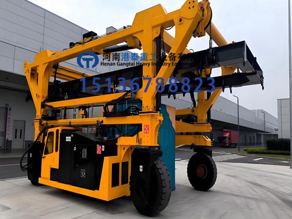 重载集装箱跨运车适配不同场地路况吗